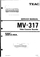 Teac MV-317-Service-Manual